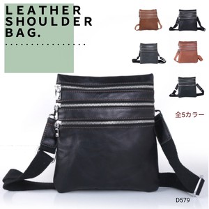 【D579】本革 メンズ　ショルダーバッグ　レザーバッグ　斜め掛け　バッグ　鞄