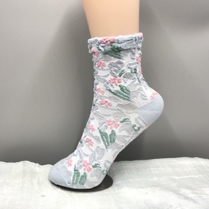 Crew Socks Floral Pattern Socks Ladies'