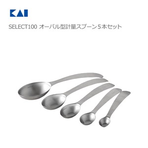 Measuring Spoon Stainless-steel Kai 5-pcs set