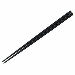 PBT 22.5cm筋目角箸 黒OM 福井クラフト