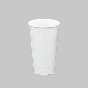 紙コップ 8オンスDWカップ(白無地)(80口径)(PLAラミ)