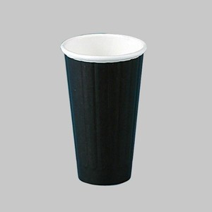 紙コップ 8オンスDWカップ(ブラック)(80口径)(PLAラミ)