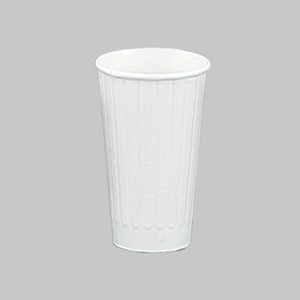 紙コップ 12オンスDWカップ(白無地)(90口径)(PLAラミ)