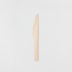 使い捨てフォーク 木製ナイフ160 バラ(100本入透明袋) アサヒグリーン