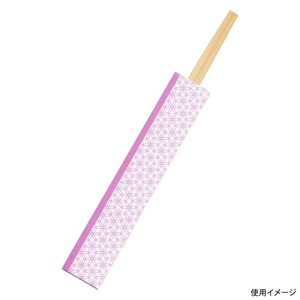 割箸 HANAシリーズ差し込み箸HANA三つ折 菫杉利久24cm 九州紙工