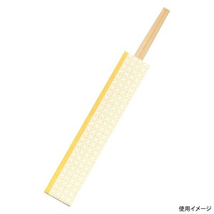 割箸 HANAシリーズ差し込み箸HANA三つ折 朝顔杉利久24cm 九州紙工