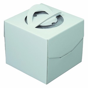 ケーキ箱 デコホワイト200 6号 ヤマニパッケージ