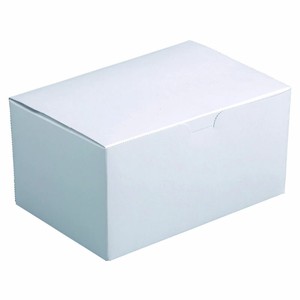 ケーキ箱 白のワンタッチサービス箱＃5 ヤマニパッケージ