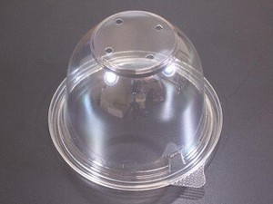 透明カップ バイオカップ ベルル1号B 穴4H リスパック