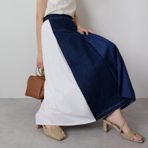 Skirt Pleats Skirt Design Bird Denim