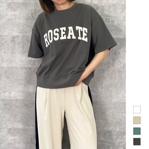 【AnnaKerryアンナケリー85242927】"ROSEATE"ロゴTシャツ「2024初春新作」