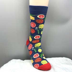 Crew Socks Navy Socks Ladies' Fruits