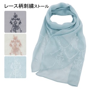 Stole Embroidered Narrow Stole Spring/Summer