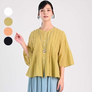 Button Shirt/Blouse Spring/Summer Cotton Linen 【2024NEW】