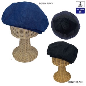デニムベレー　ベレー帽　帽子