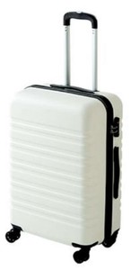 TY8098スーツケースMサイズホワイト