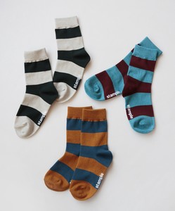Pre-order Kids' Socks Socks Border Ladies Kids 3-pairs