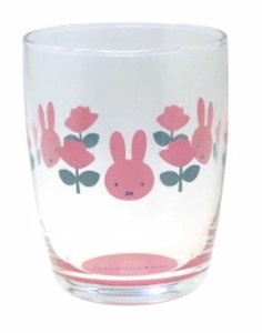 【予約販売！！3月下旬出荷予定】　MIFFY & ROSE ボトムカラーグラスS　（ピンク）