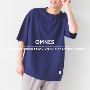 T-shirt Nylon Rayon Pocket Men's Short-Sleeve Cool Touch NEW 2024 Spring/Summer