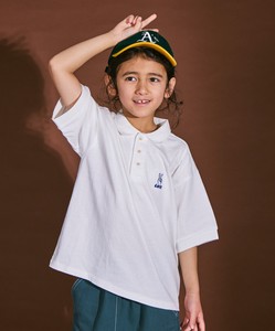 Kids' Sleeveless - Short Sleeve Polo Shirt Large Silhouette Embroidered
