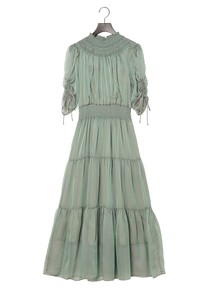 Formal Dress Shirring One-piece Dress Tiered 2023 New
