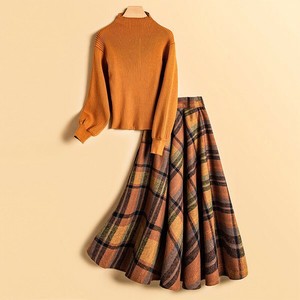 長袖+スカート 2点セット  レディース ファッション  TYMA1815