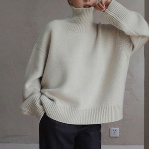 セーター   ニット   無地  長袖  秋冬   レディースファッション  YMA2717