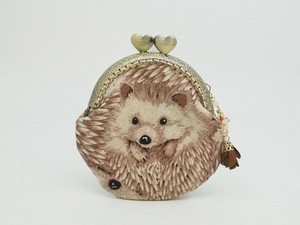 化妆包 刺猬 口金包