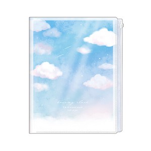 Kamio Japan File Plastic Sleeve Cloud Dreamy Folder