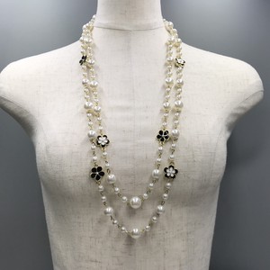 Necklace/Pendant Pearl Necklace Bijoux Flowers