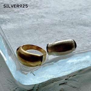 SILVER925 リング 指輪 大ぶり シルバー ゴールド アクセサリー シルバー925 韓国 使いやすい