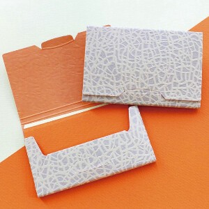 CARD CASE（メロン）※カード紙付（日本製）カードケース　エンボス加工　名刺入れ　インバウンド