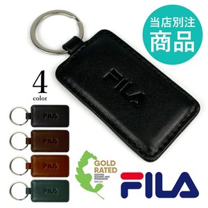Small Bag/Wallet Key Chain Cattle Leather FILA 4-colors