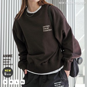ANME ロゴ刺繍入り 裏毛 スウェット トップス