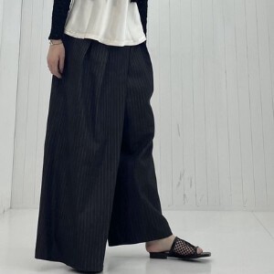 Full-Length Pant Layered Wide Pants 2024 Spring/Summer