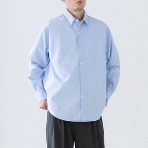 【メンズ】コットンポプリン - レギュラーカラーシャツ
