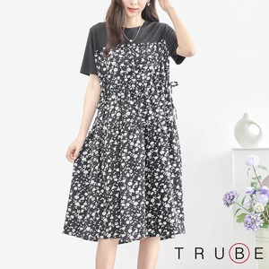 Casual Dress L One-piece Dress M Switching Tiered 【2024NEW】