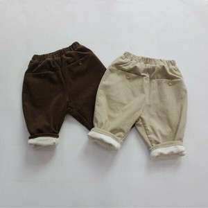 ロングパンツ  コーデュロイ  秋冬 保温  無地   快適  子供用 ファッション  YMA1895