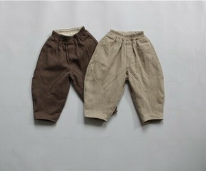 ロングパンツ  秋冬 保温 裹起毛 無地   快適 子供用 ファッション YMA1899