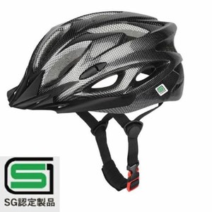 【自転車ヘルメット 大人用 SG規格 SGマーク 認定】 SG自転車ヘルメット（黒） TK-01B
