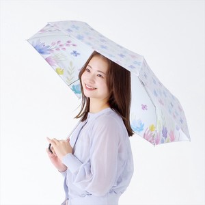 《2024春夏新作》【晴雨兼用傘】折傘 遮光 2サイドブーケミニ