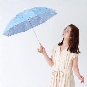 《2024春夏新作》【晴雨兼用傘】長傘 遮光 2サイドフラワーシャドー