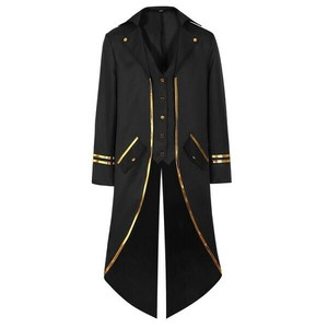 ハロウィーン、タキシード、中世レトロ、中長コート   YMA3374