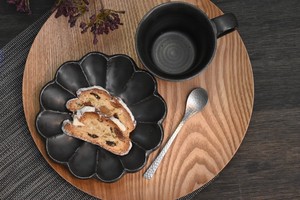 リンカブラック 15.5プレート 黒系 和食器 フルーツ皿・取皿 日本製 美濃焼 おしゃれ モダン