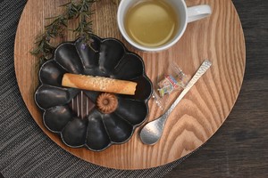 リンカブラック 14プレート 黒系 和食器 フルーツ皿・取皿 日本製 美濃焼 おしゃれ