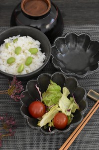 Mino ware Rinka Side Dish Bowl black Made in Japan