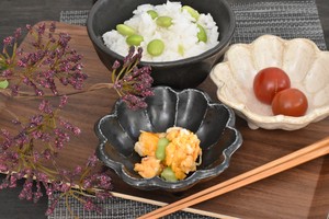 Mino ware Rinka Side Dish Bowl black Made in Japan