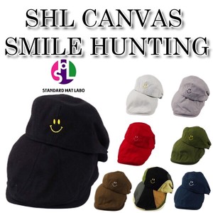 SHL CANVAS 刺繍 HUNTING BACK SMILE LOGO 21570
