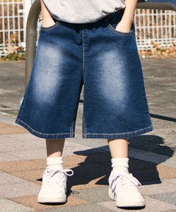 Kids' Full-Length Pant Cropped Wide Denim M Straight