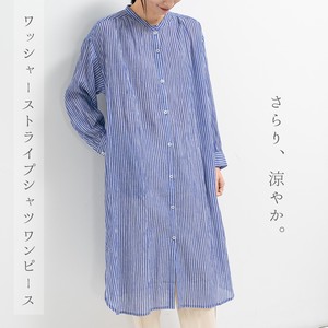 Casual Dress Sheer Stripe 【2024NEW】